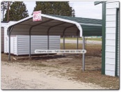 regular style metal carport